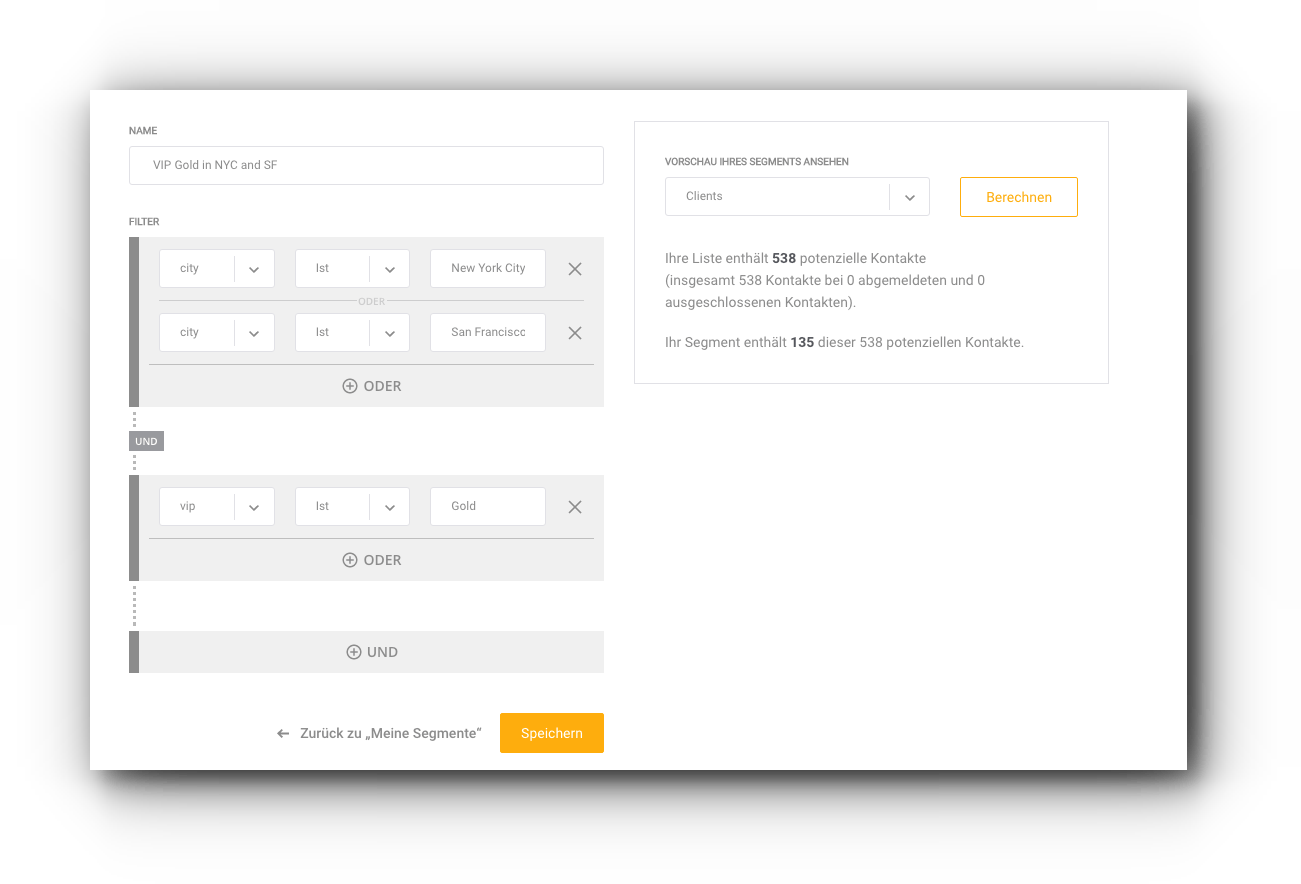 mailjet Filter