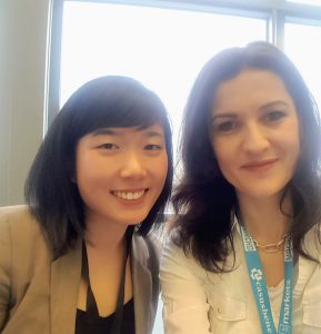 Google Mitarbeiterin Christa Chen und Anna Pianka beim Merchantday